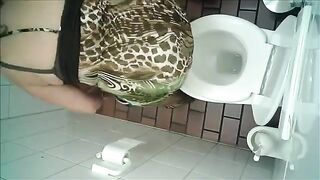 Poopeegirls - Hidden camera in the womens restroom and diarrhea woman