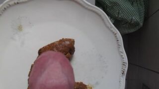 Shit foreskin wank and cum