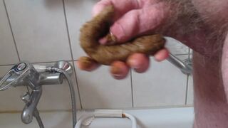 Wank with shit