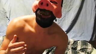 Gay Young Asian Pig eat shit, drink piss and cum