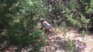 Taking a shit in the woods - YouTube