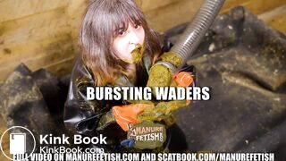 Cowshit Bursting Waders, ScatKings.com Scat Porn 12 ScatKings.com Scat Porn