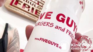 Dine and dump at Five GUYS @scatdark, ScatKings.com Scat Porn 8 ScatKings.com Scat Porn