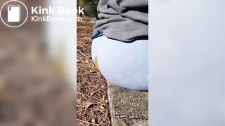 Girl poops shorts in public park, ScatKings.com Scat Porn 8 ScatKings.com Scat Porn