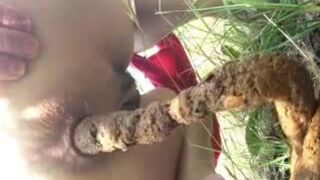 Huge poop in nature, ScatKings.com Scat Porn 6 ScatKings.com Scat Porn