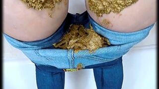 Shitty Blue Jeans - Rough-Cut, ScatKings.com Scat Porn 14 ScatKings.com Scat Porn