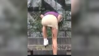shit dripping down pantyhose in public, ScatKings.com Scat Porn 5 ScatKings.com Scat Porn